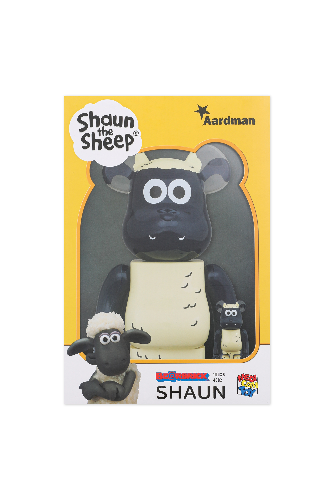 Bearbrick Shaun The Sheep 100% &amp; 400% Set